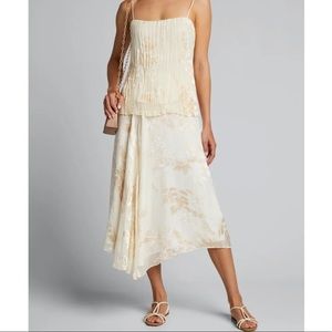 Vince burnout floral midi skirt. See top on separate listing!